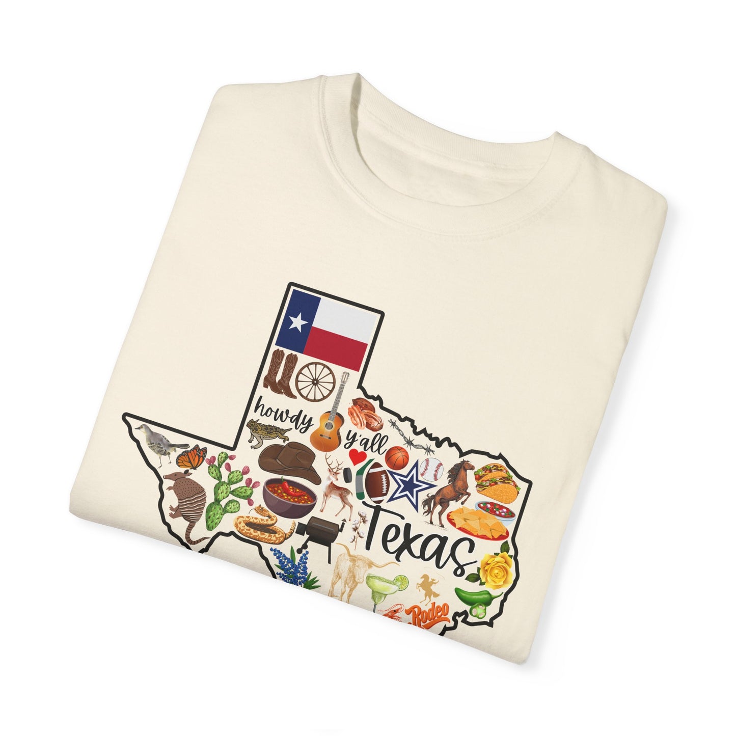 Beautiful State of Texas - Comfort Colors Shirt