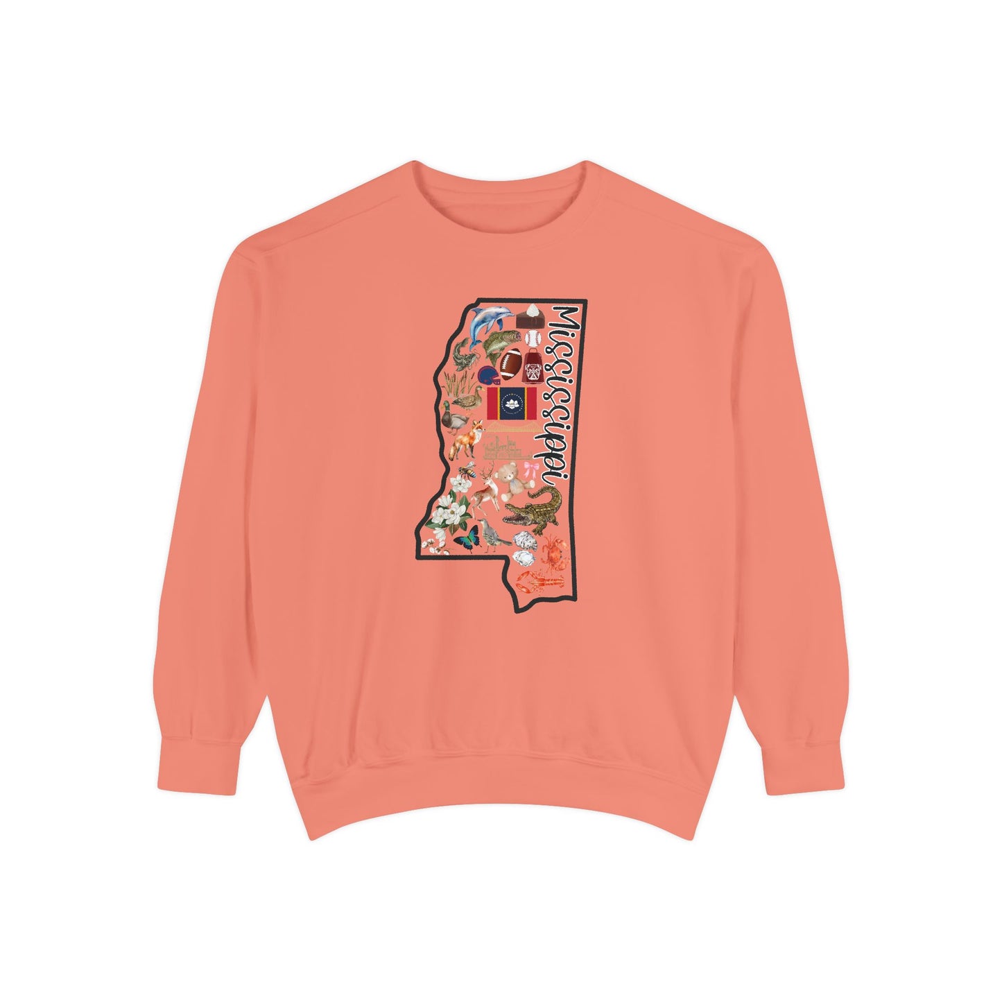 Beautiful State of Mississippi - Comfort Colors Sweatshirt