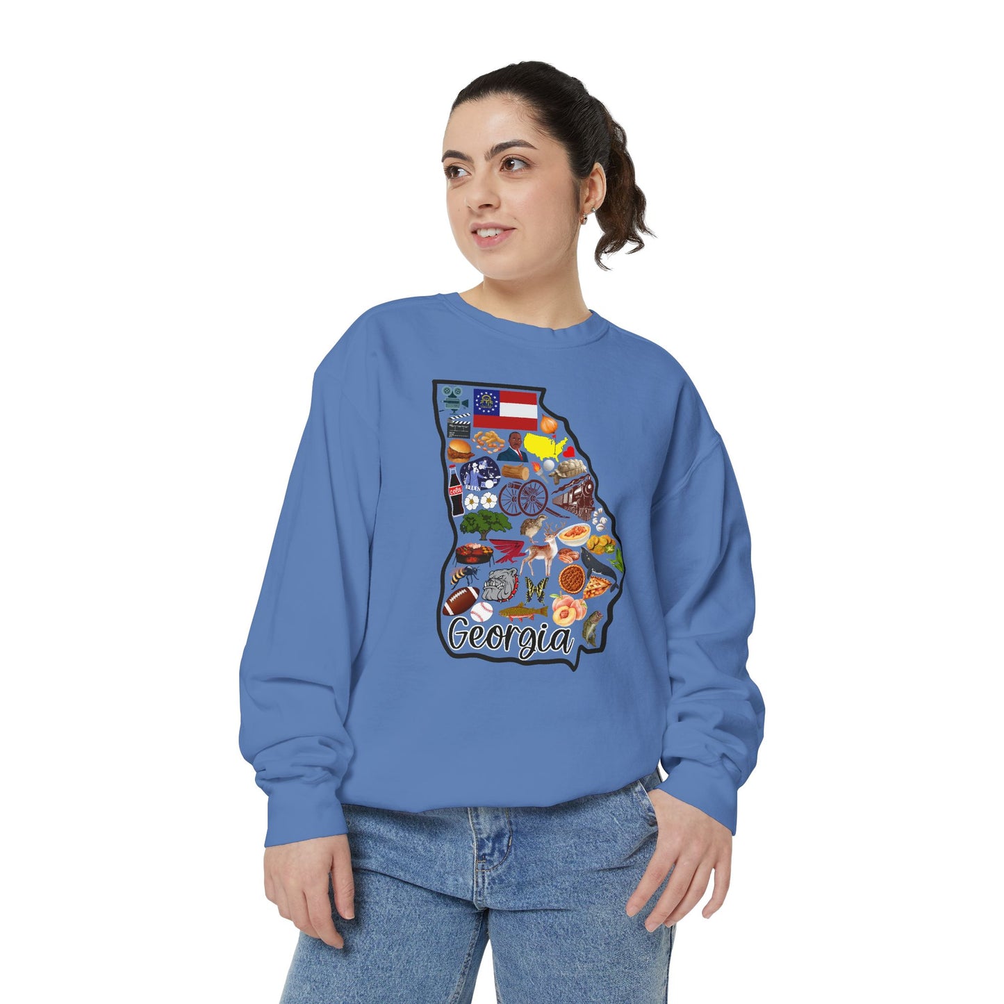 Beautiful State of Georgia - Comfort Colors Sweatshirt