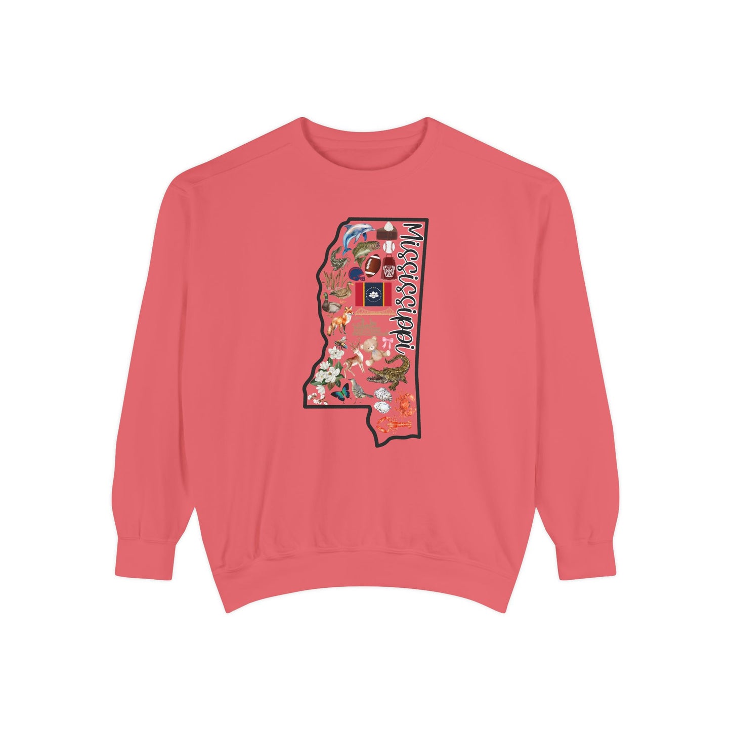 Beautiful State of Mississippi - Comfort Colors Sweatshirt