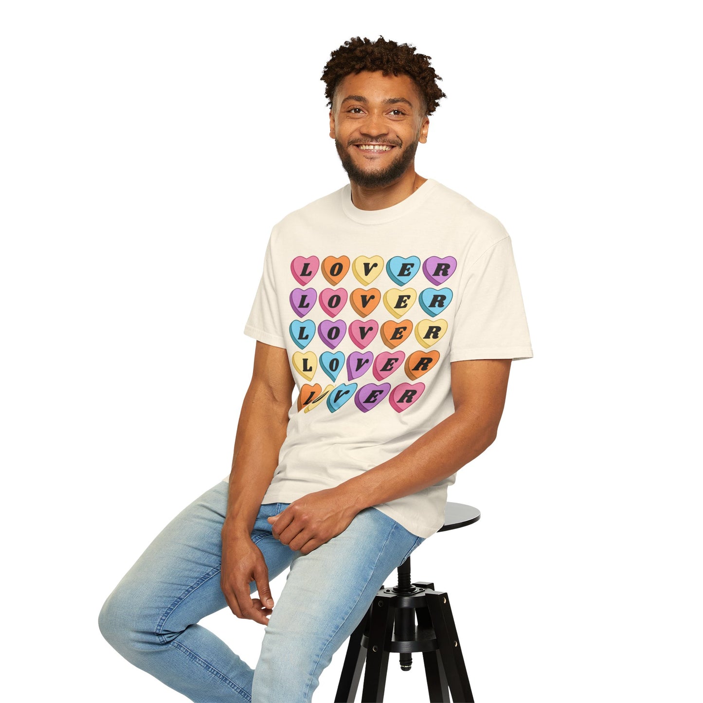 Lover Candy Heart - Comfort Colors Shirt