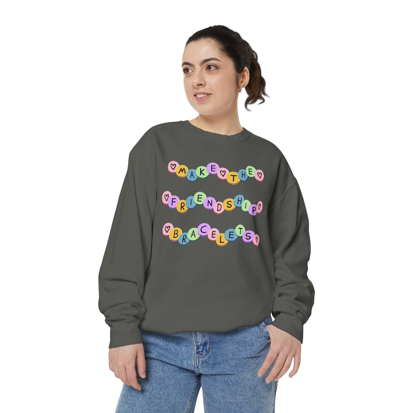 Make The Friendship Bracelets - Comfort Colors Sweatshirt