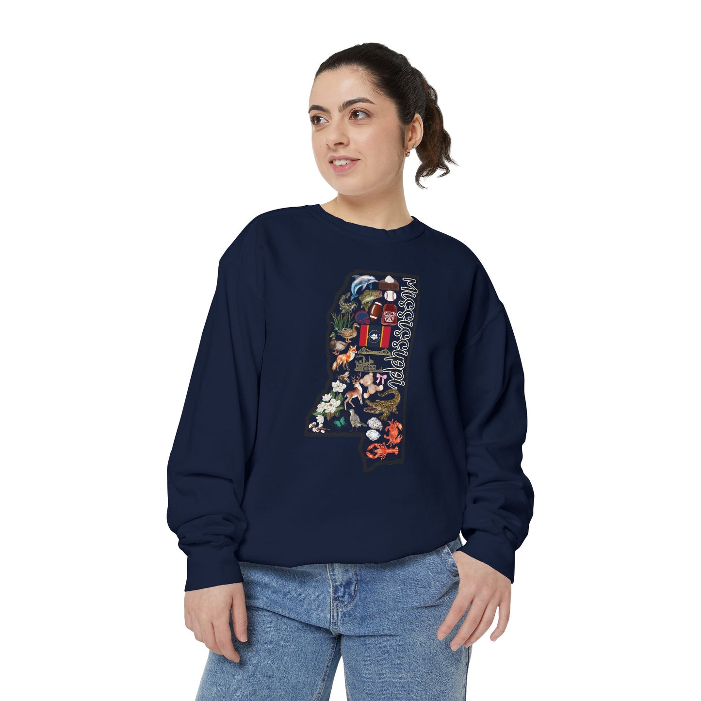Beautiful State of Mississippi - Comfort Colors Sweatshirt