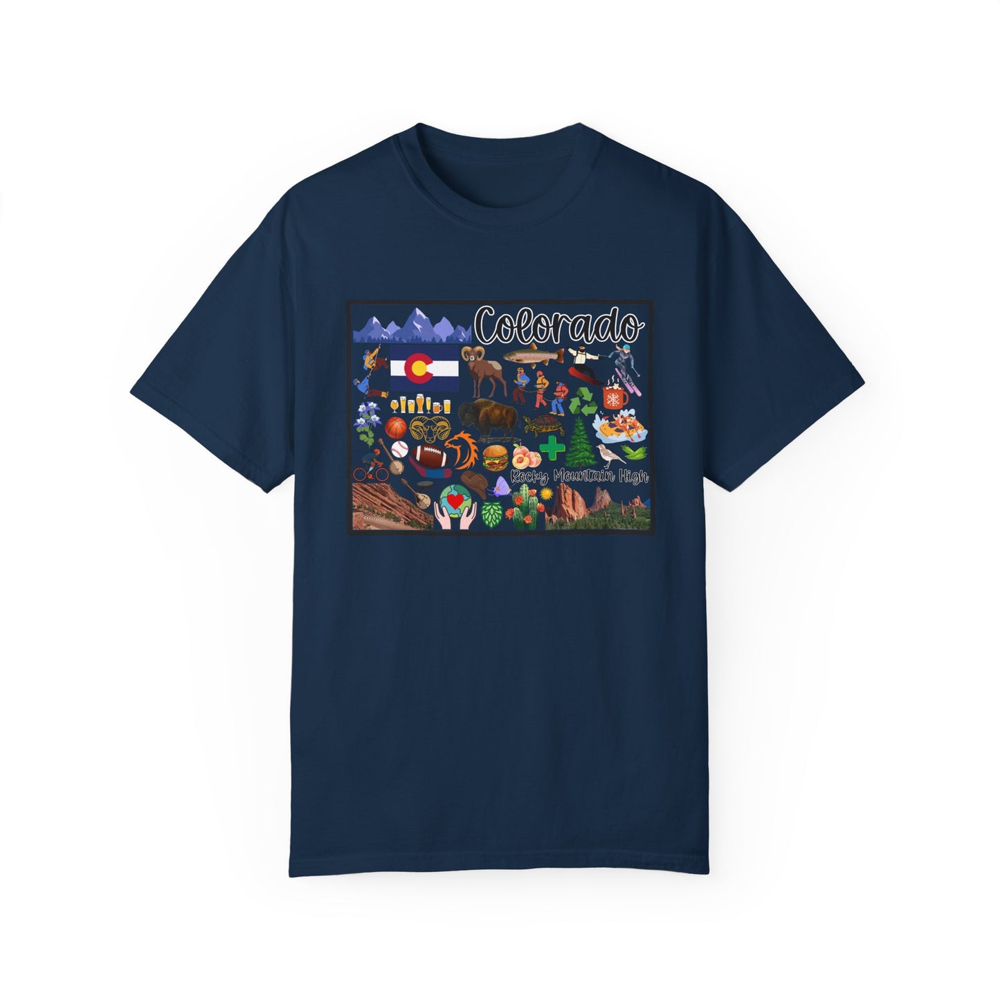 Beautiful State of Colorado - Comfort Colors Shirt