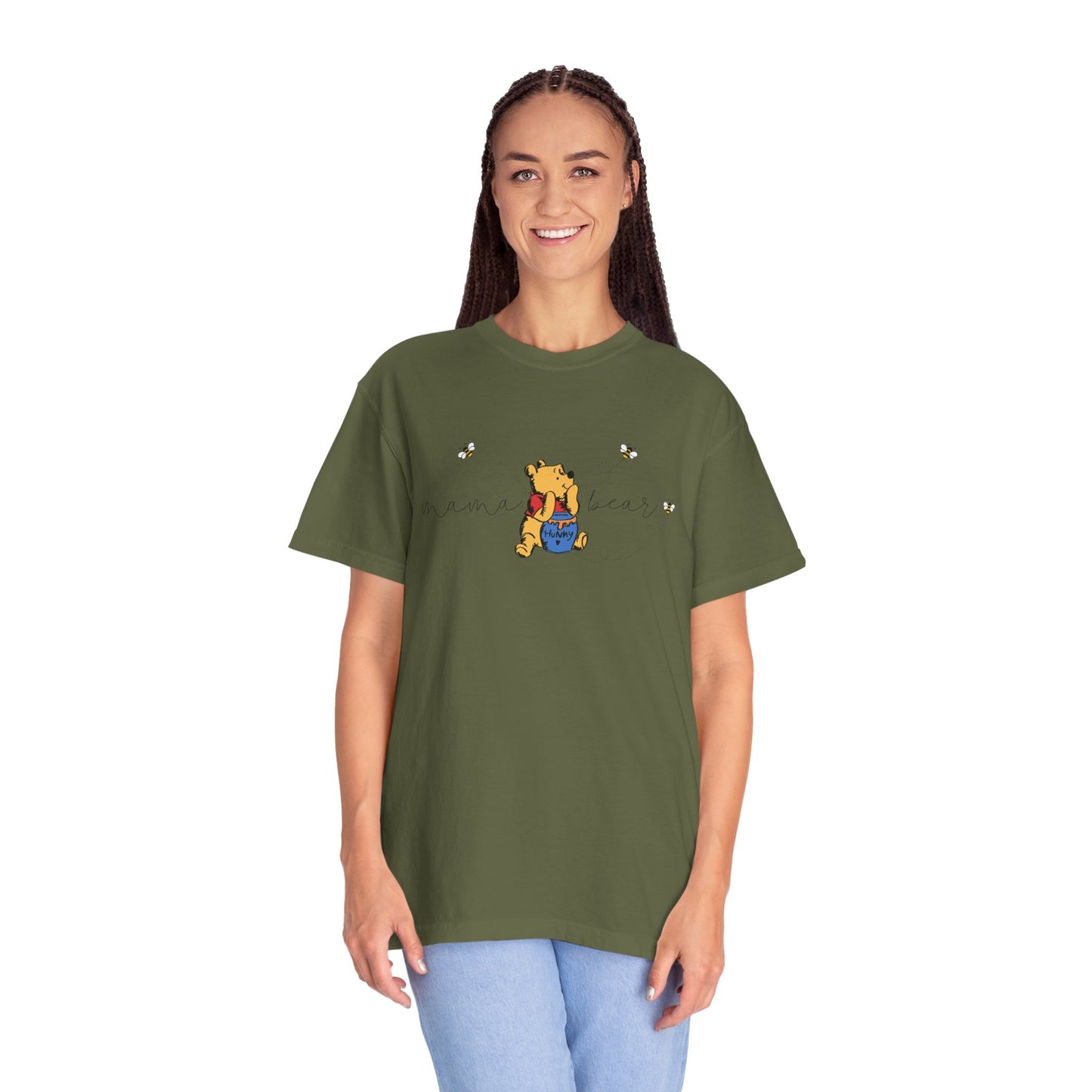 Mama Bear (Pooh Bear & Hunny) - Comfort Colors Shirt