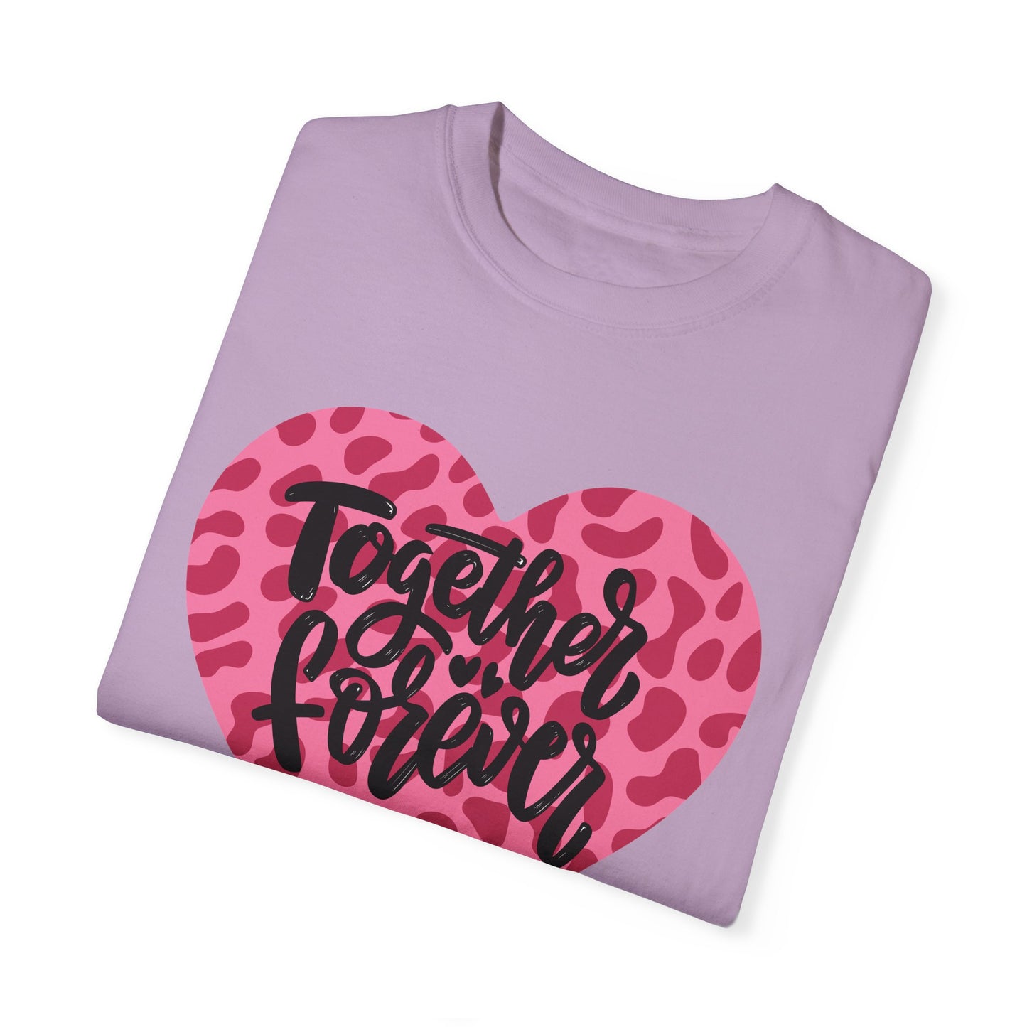 Together Forever Cheetah Heart - Comfort Colors Shirt