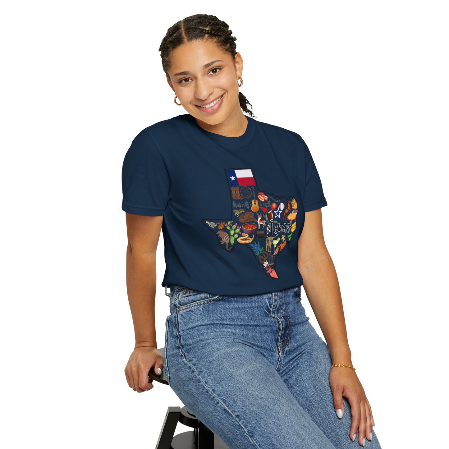 Beautiful State of Texas - Comfort Colors Shirt