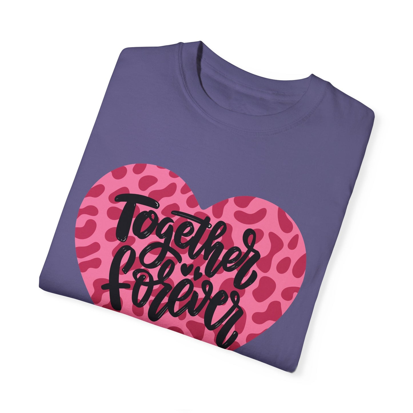 Together Forever Cheetah Heart - Comfort Colors Shirt