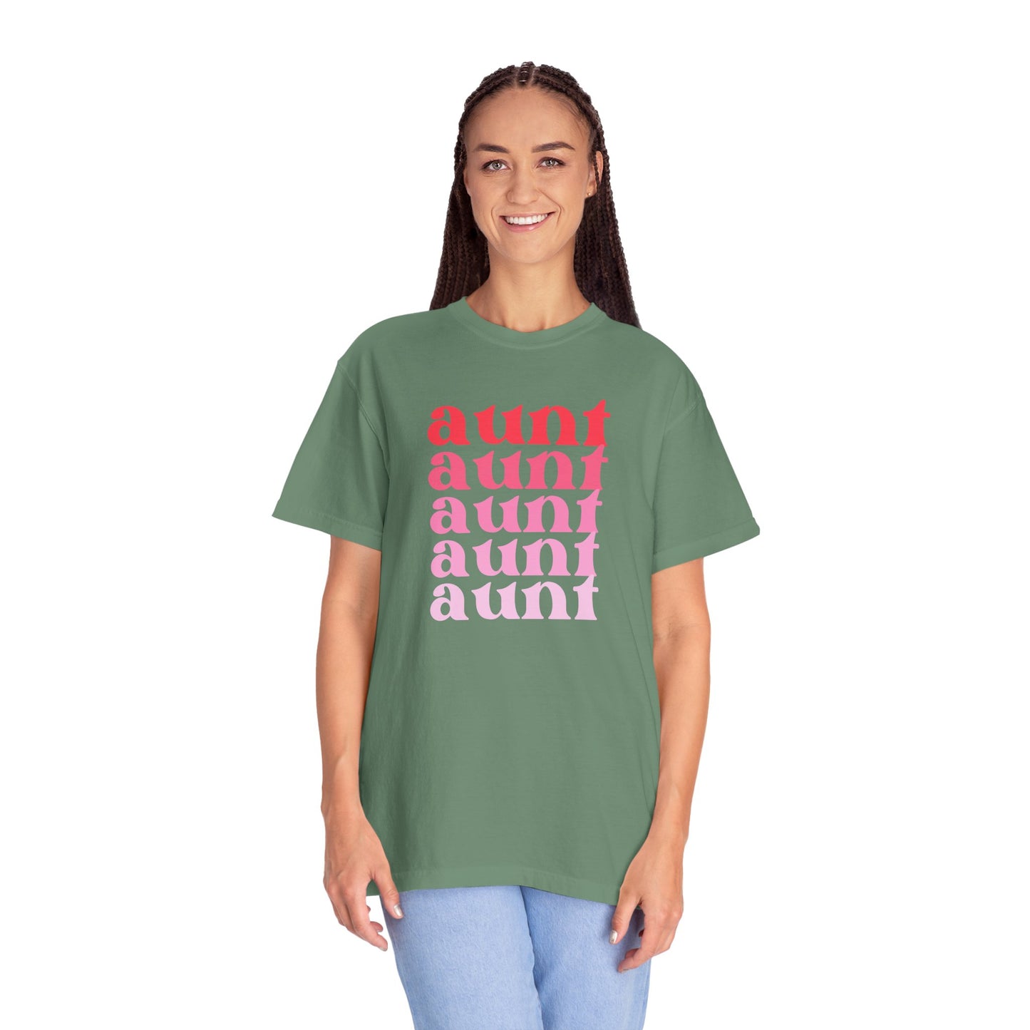Aunt (Pink) - Comfort Colors Shirt