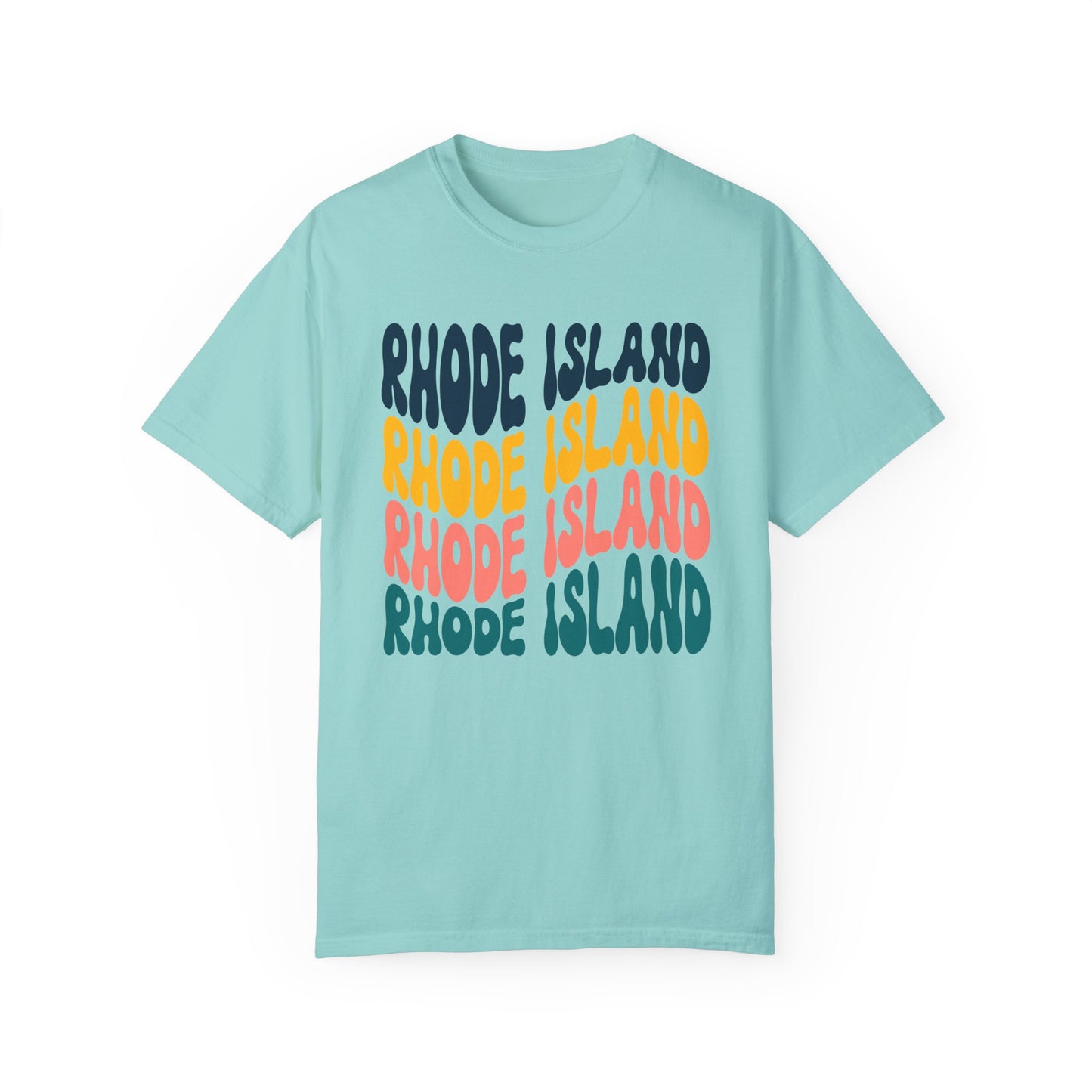 Retro Rhode Island - Comfort Colors Shirt