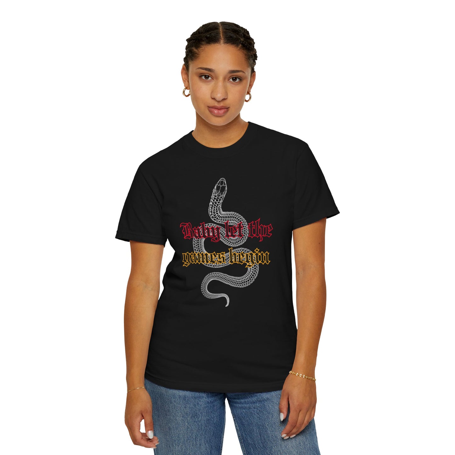 Baby Let The Games Begin - Comfort Colors Shirt