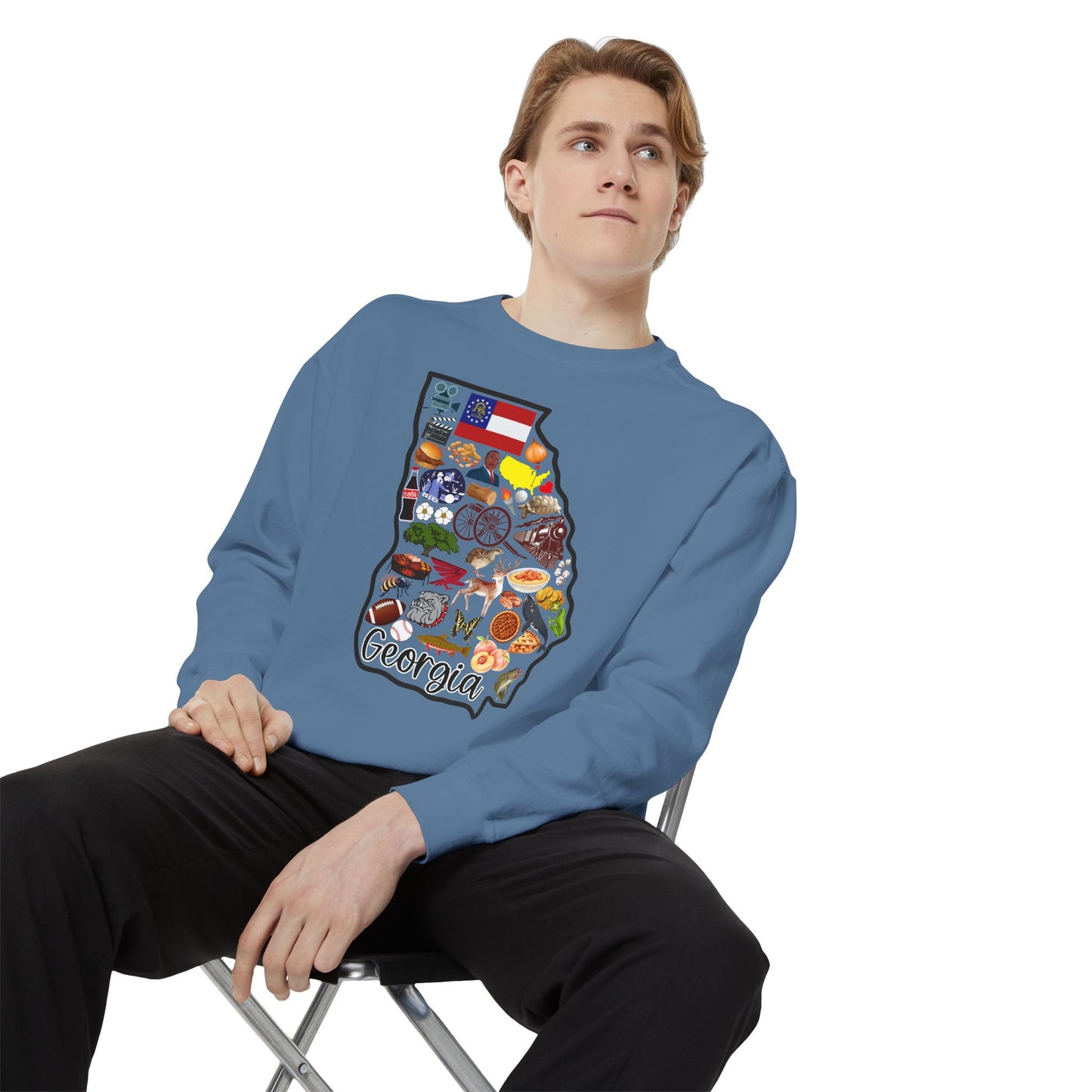 Beautiful State of Georgia - Comfort Colors Sweatshirt