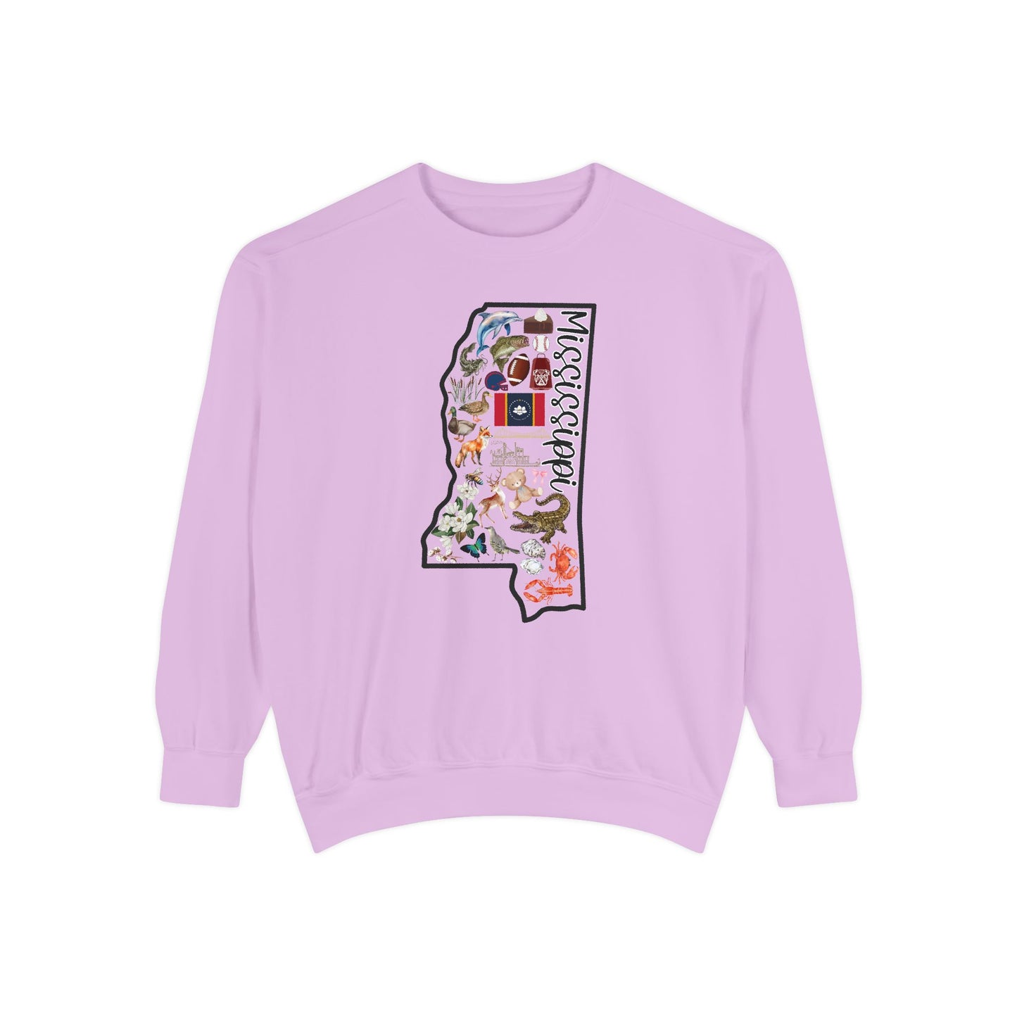 Beautiful State of Mississippi - Comfort Colors Sweatshirt