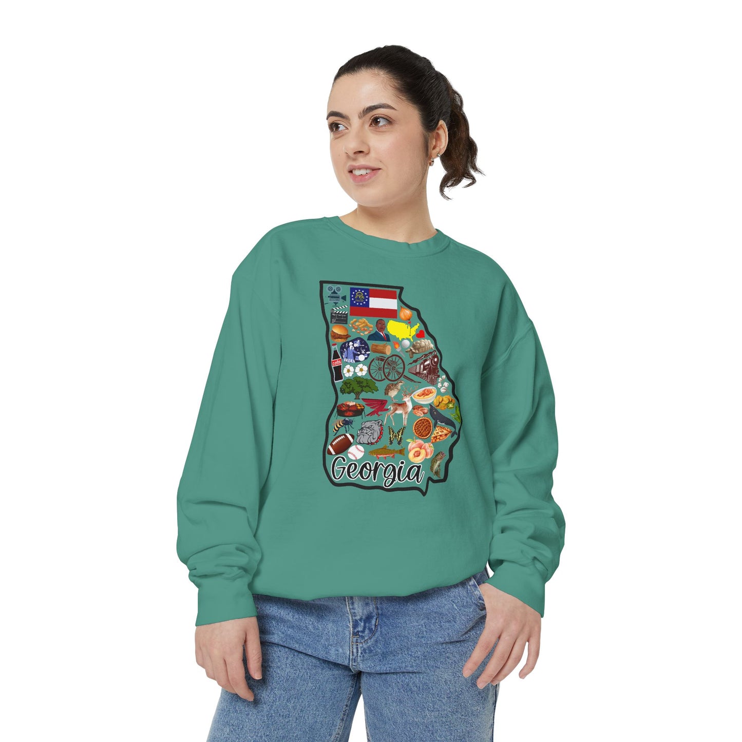 Beautiful State of Georgia - Comfort Colors Sweatshirt