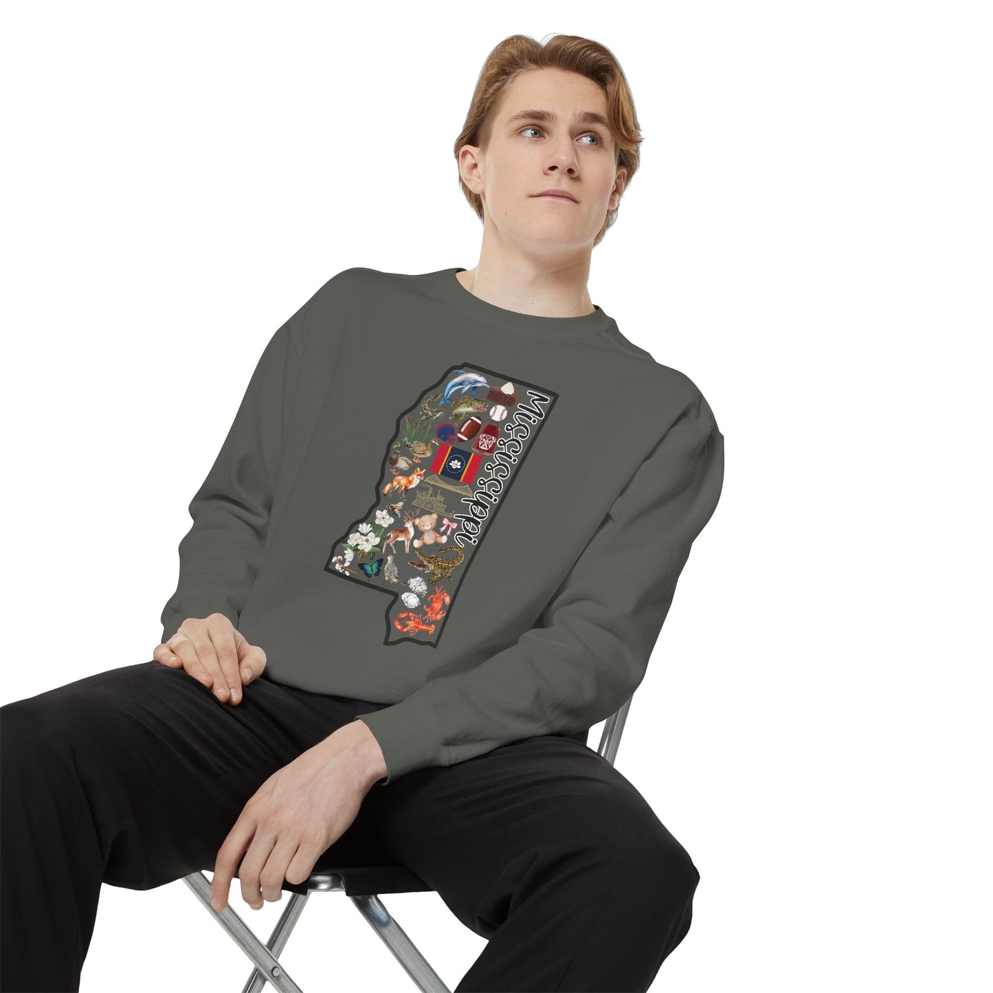 Beautiful State of Mississippi - Comfort Colors Sweatshirt