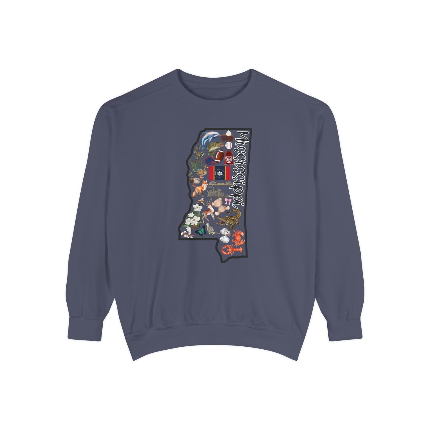 Beautiful State of Mississippi - Comfort Colors Sweatshirt