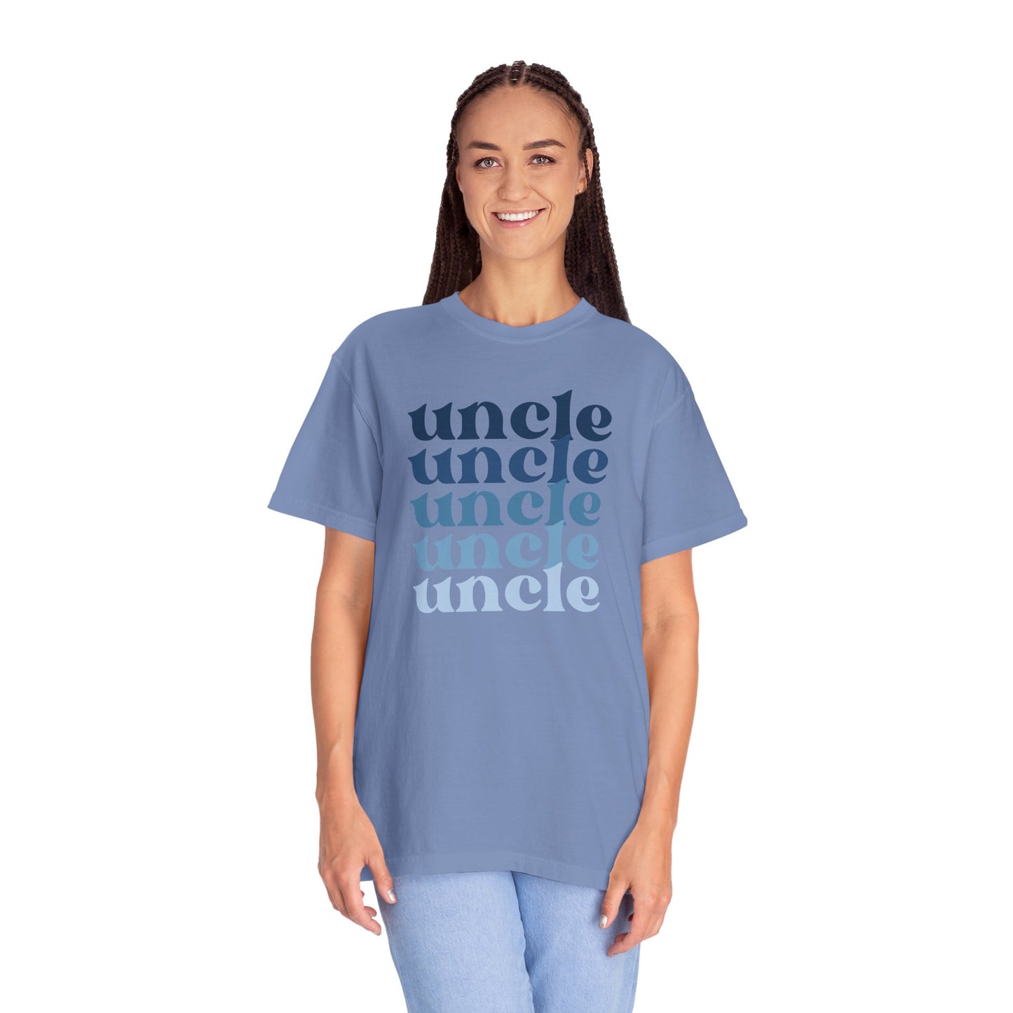 Uncle (Blue) - Comfort Colors Shirt