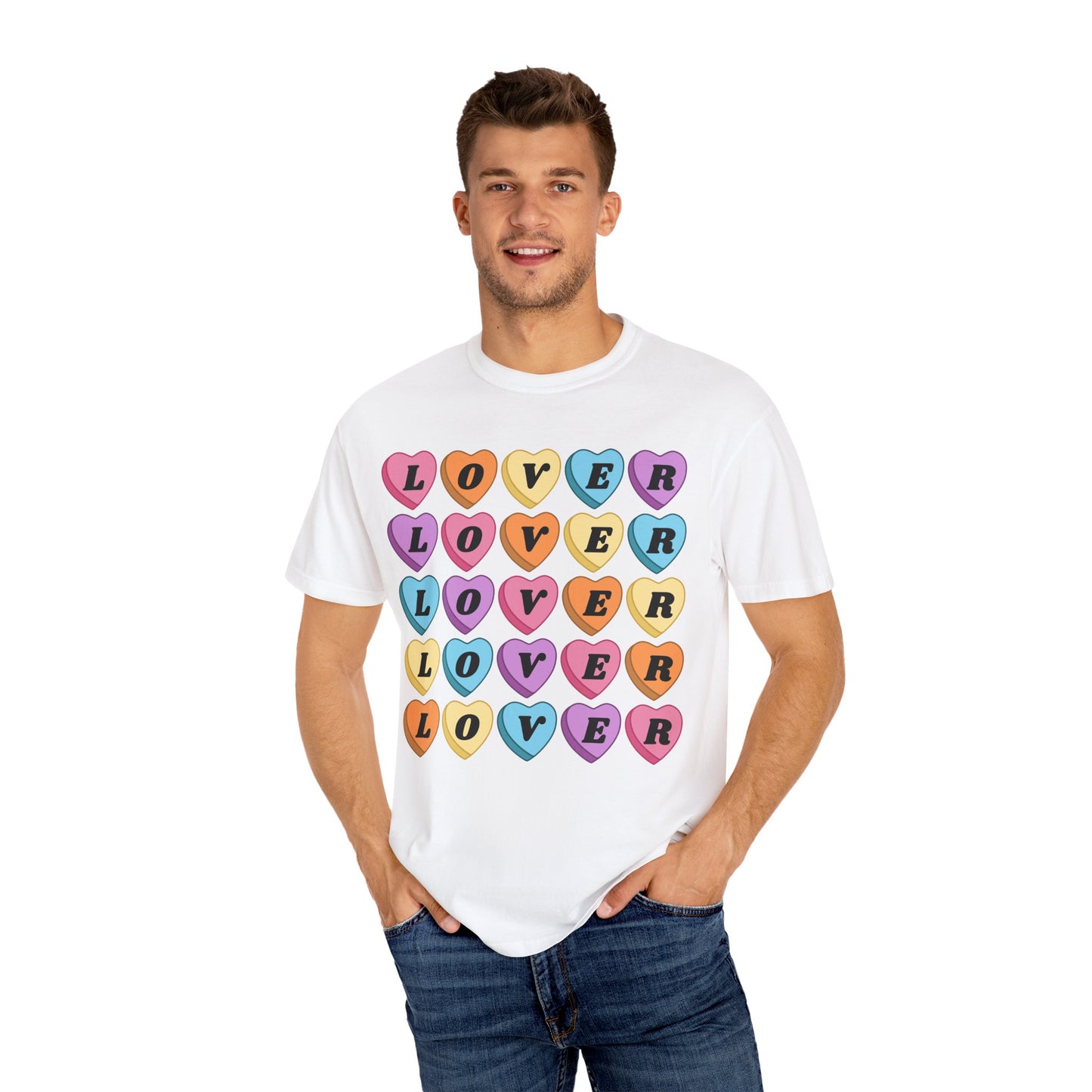 Lover Candy Heart - Comfort Colors Shirt