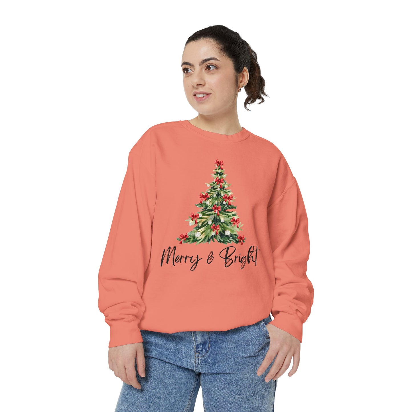 Merry & Bright - Comfort Colors Sweatshirt