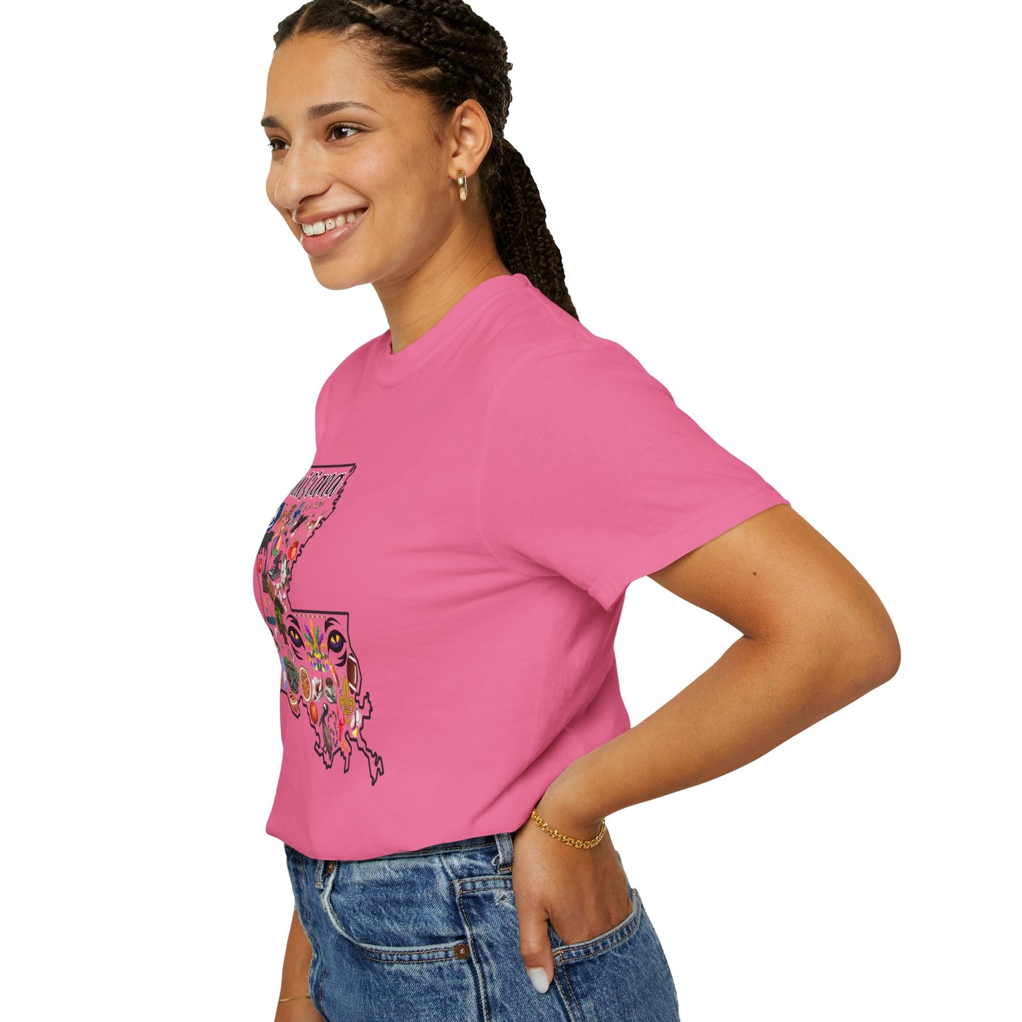 Beautiful State of Louisiana - Comfort Colors Shirt