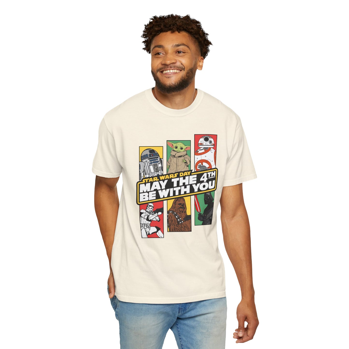 Star Wars Day Pop Art Collage - Comfort Colors Shirt