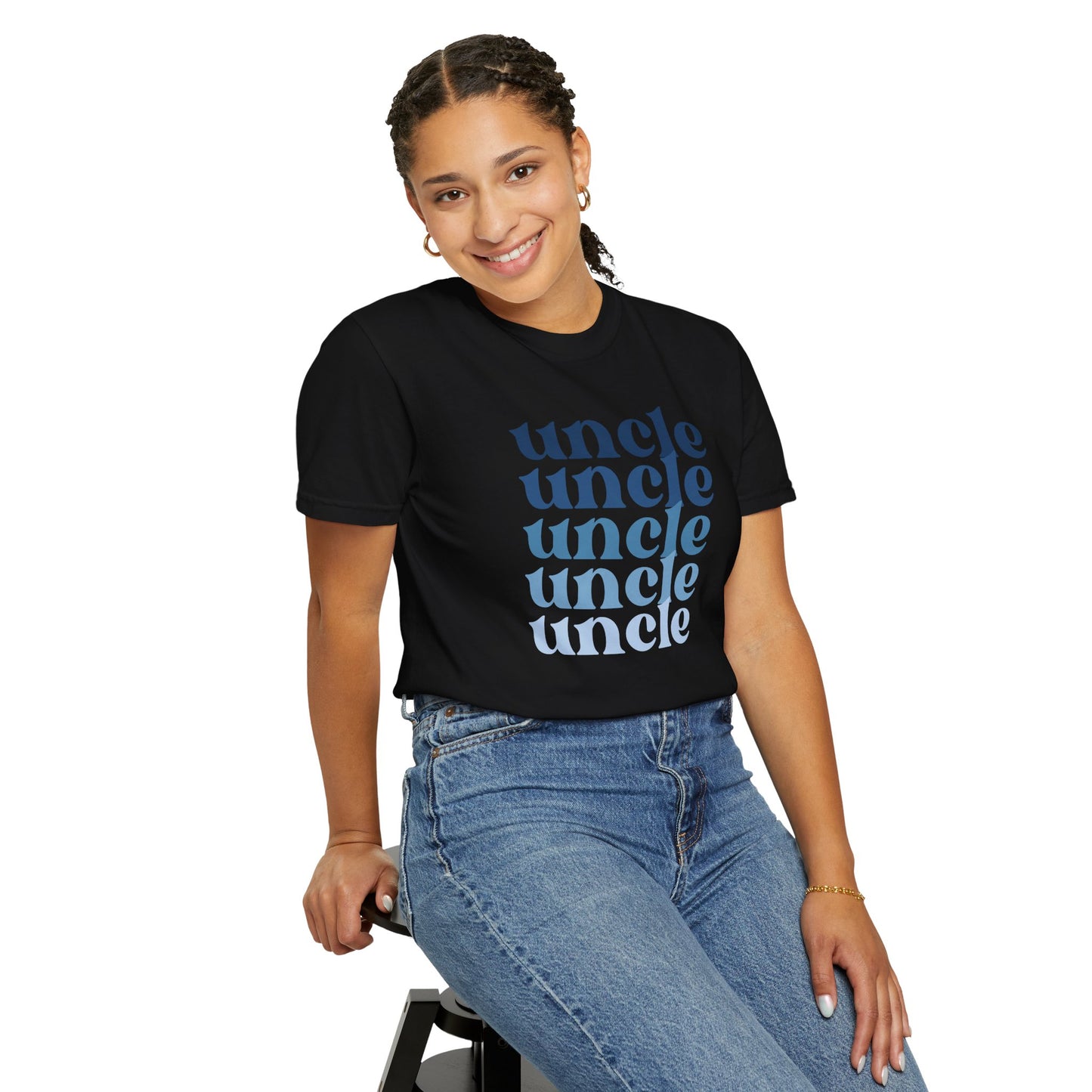 Uncle (Blue) - Comfort Colors Shirt