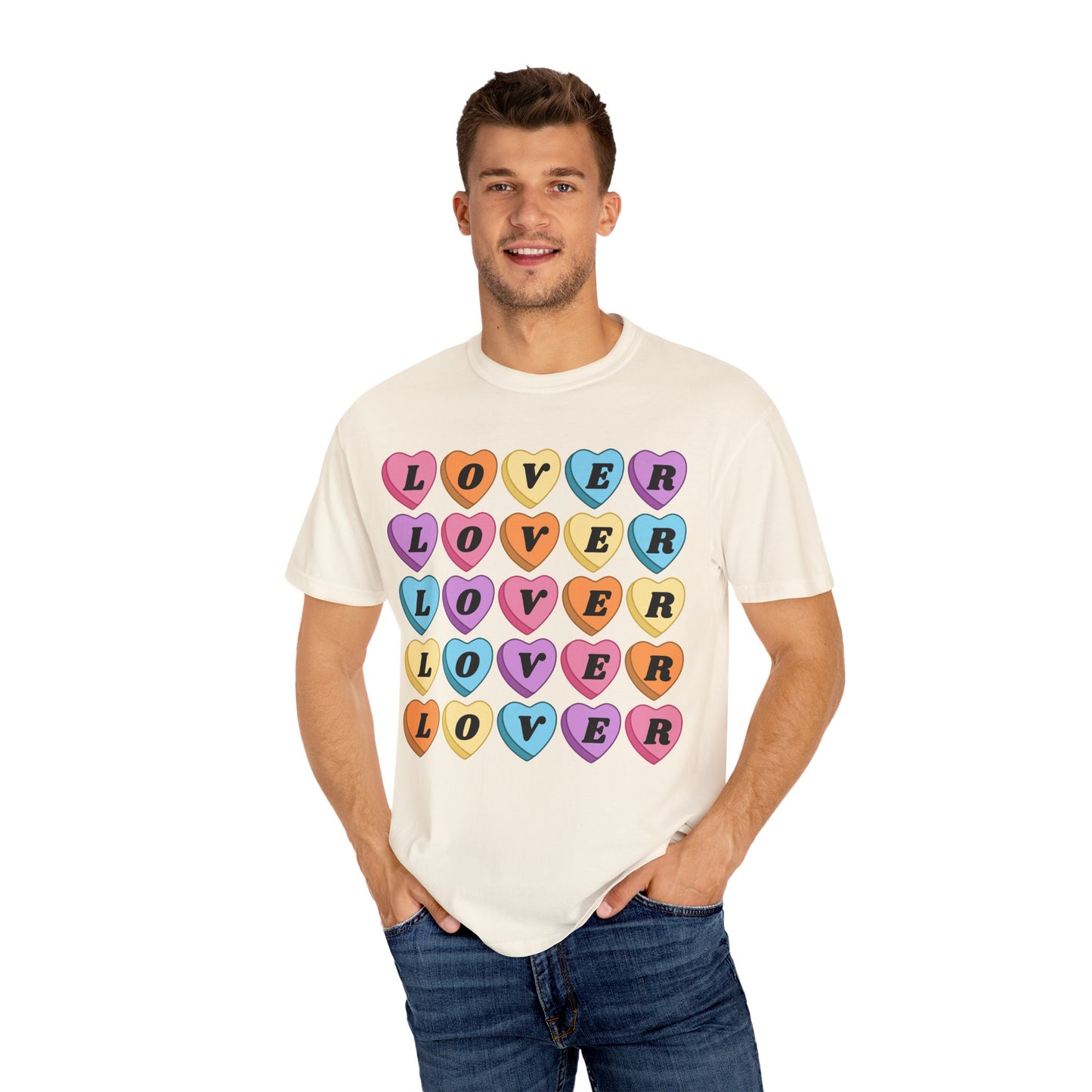 Lover Candy Heart - Comfort Colors Shirt