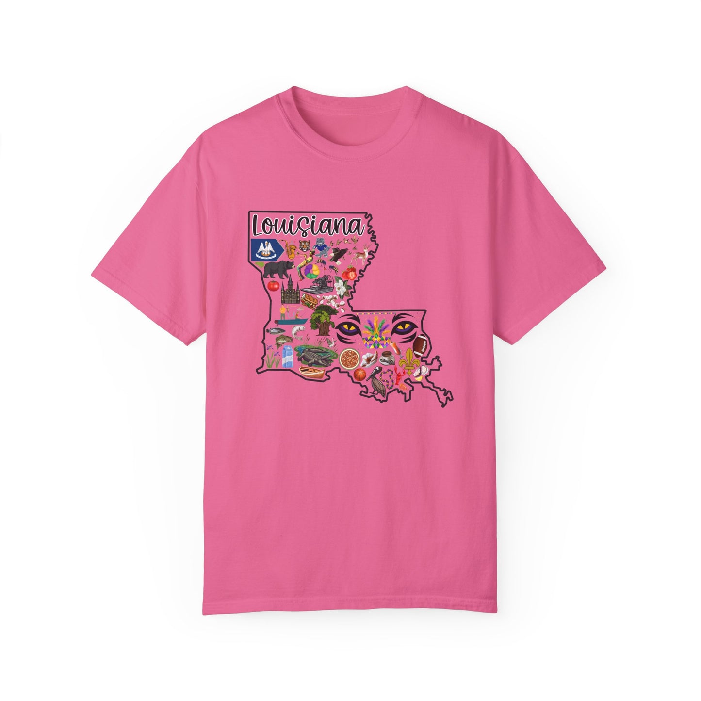 Beautiful State of Louisiana - Comfort Colors Shirt