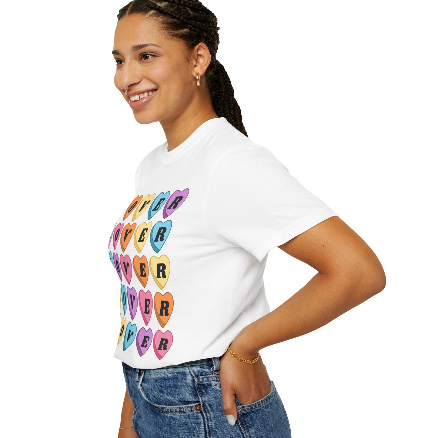 Lover Candy Heart - Comfort Colors Shirt
