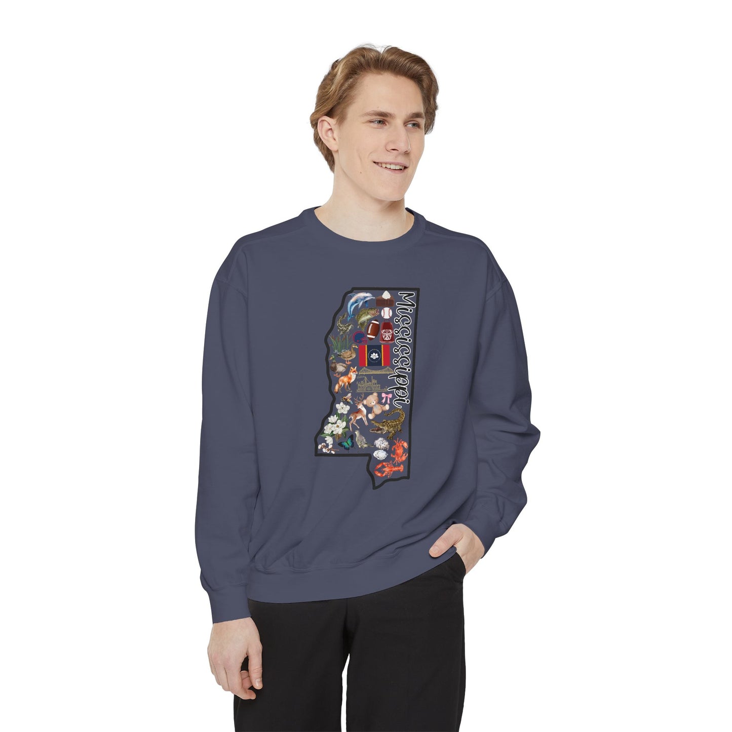 Beautiful State of Mississippi - Comfort Colors Sweatshirt