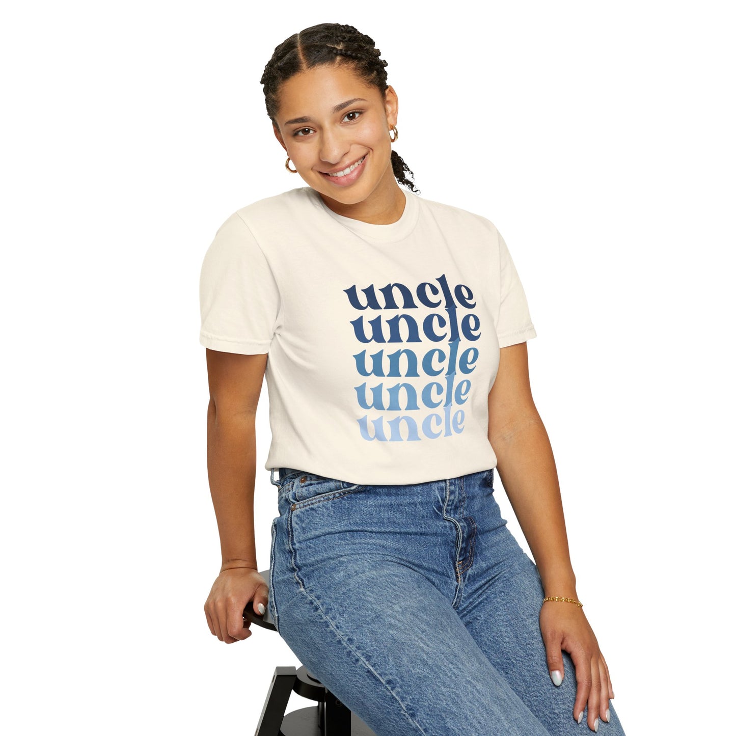 Uncle (Blue) - Comfort Colors Shirt