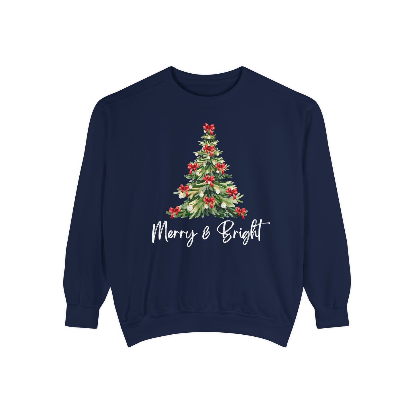 Merry & Bright - Comfort Colors Sweatshirt