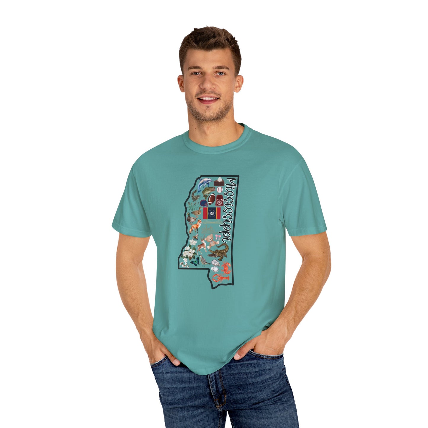 Beautiful State of Mississippi - Comfort Colors Shirt