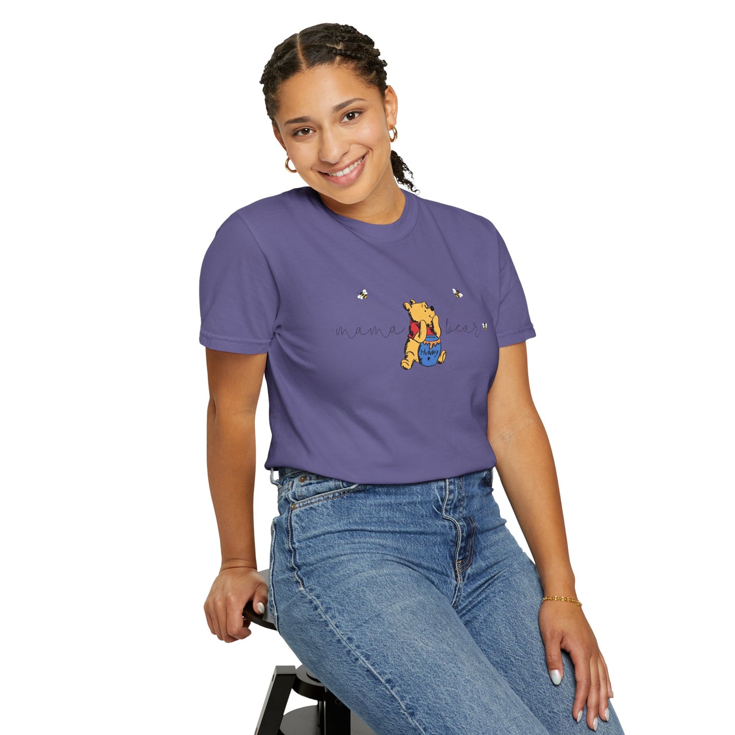 Mama Bear (Pooh Bear & Hunny) - Comfort Colors Shirt