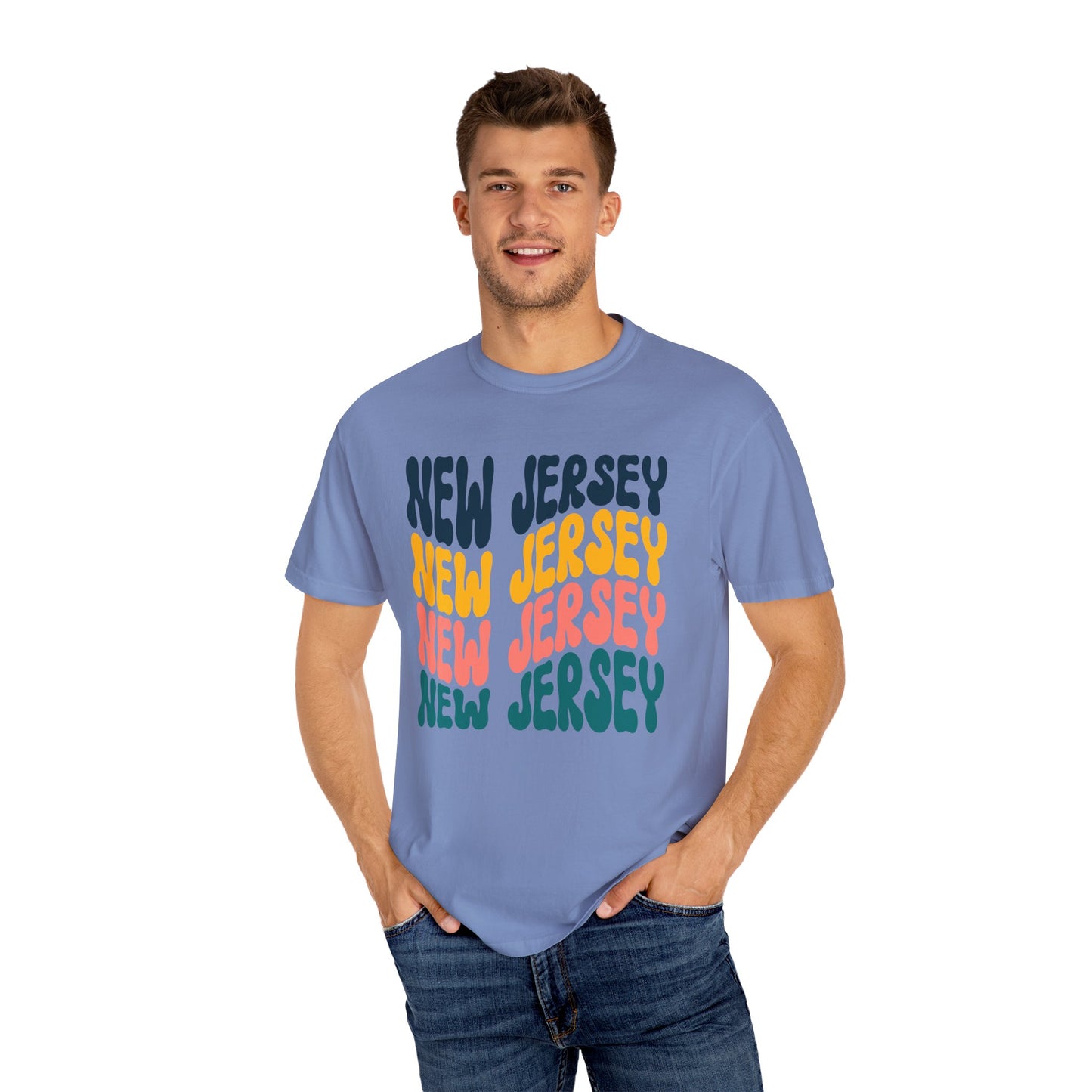 Retro New Jersey - Comfort Colors Shirt