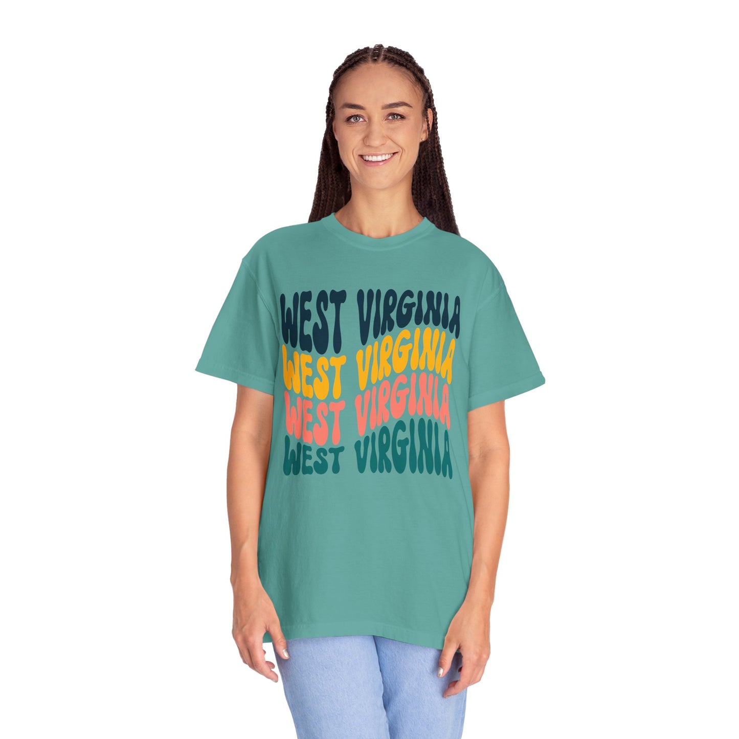 Retro West Virginia - Comfort Colors Shirt