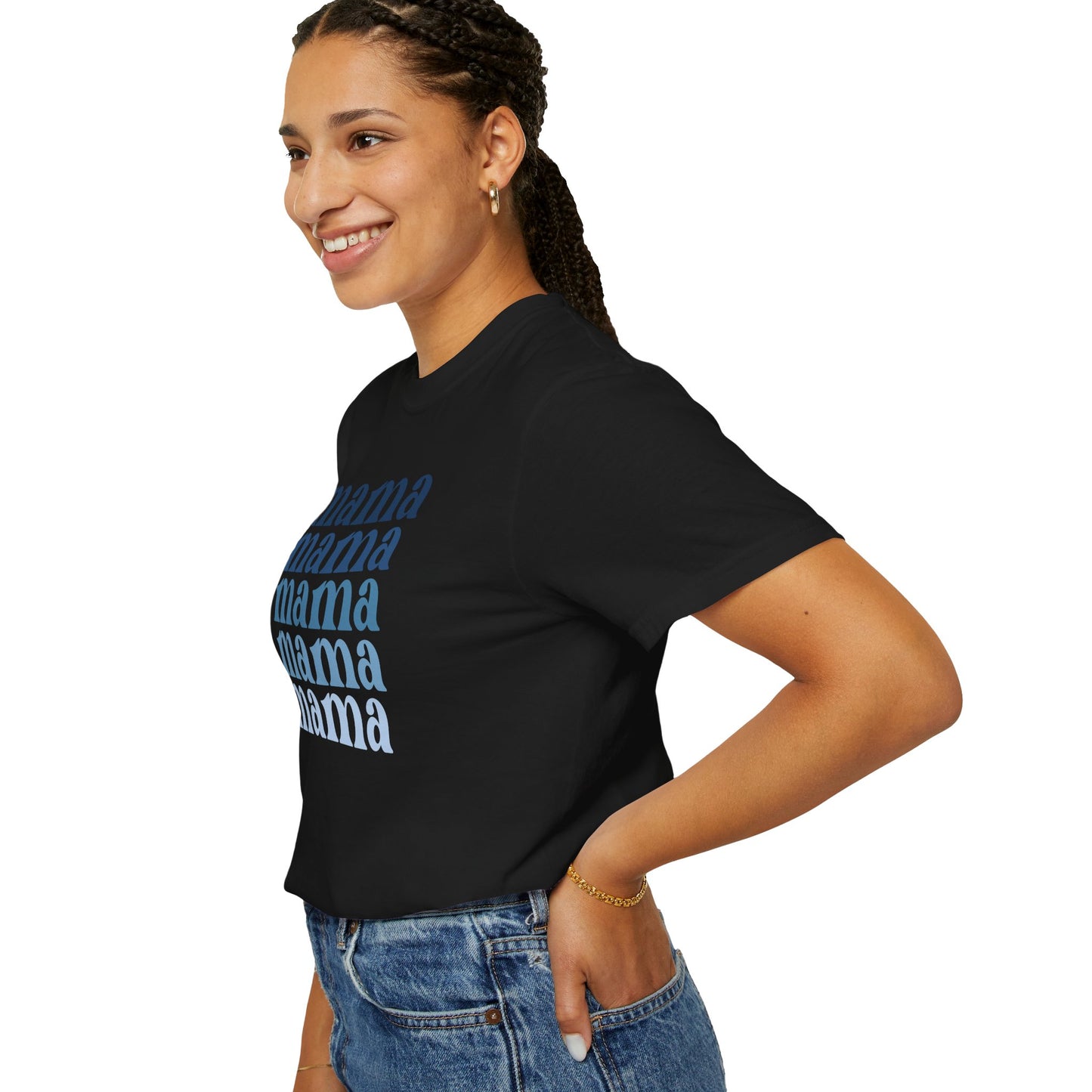 Mama (Blue) - Comfort Colors Shirt