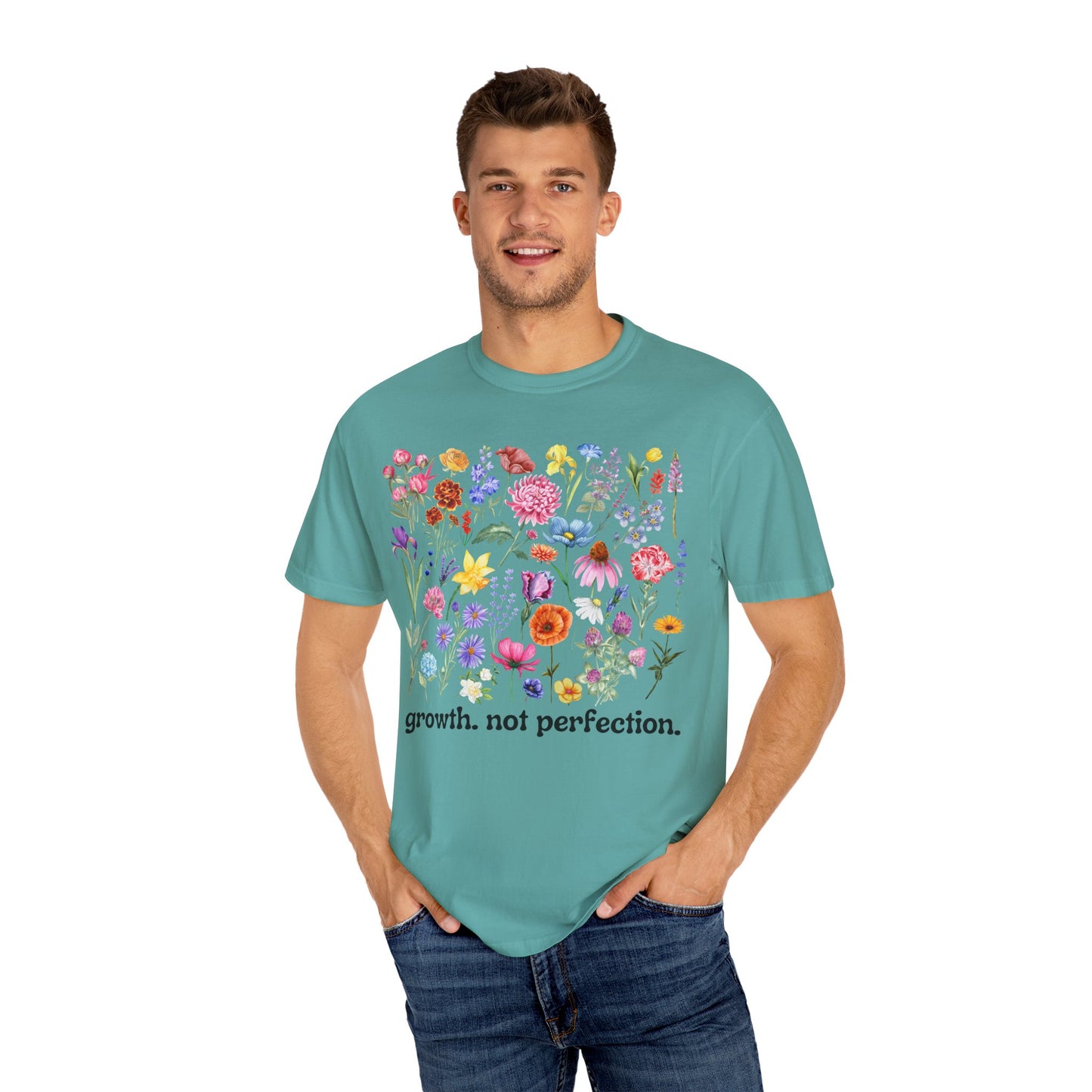 Growth, Not Perfection - Comfort Colors Shirt