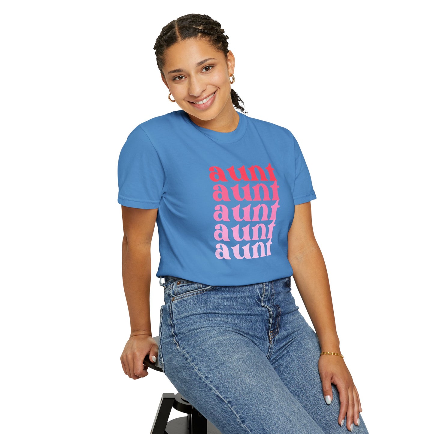 Aunt (Pink) - Comfort Colors Shirt