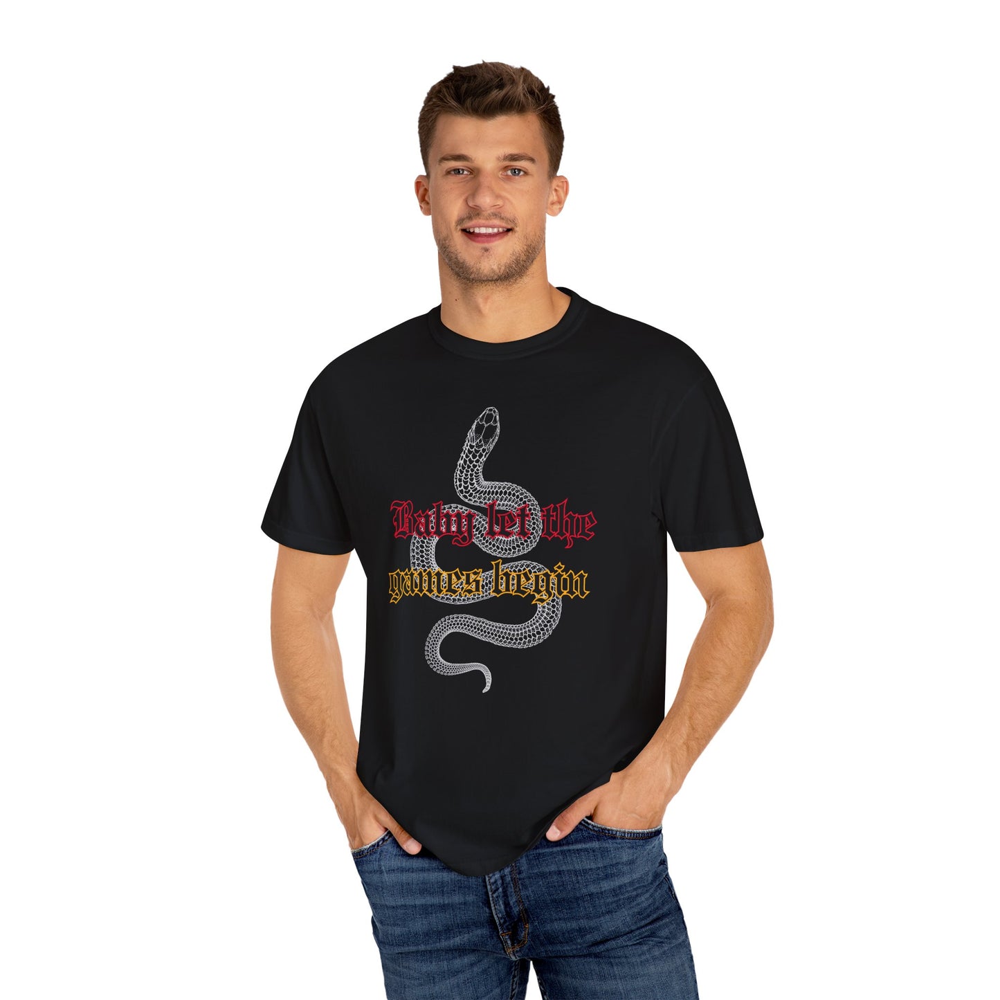 Baby Let The Games Begin - Comfort Colors Shirt