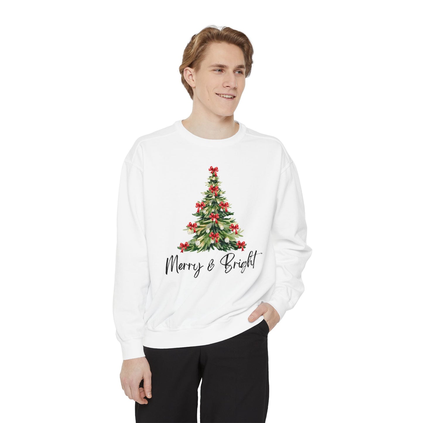 Merry & Bright - Comfort Colors Sweatshirt
