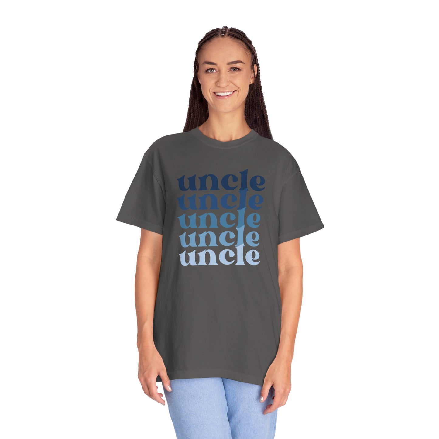 Uncle (Blue) - Comfort Colors Shirt