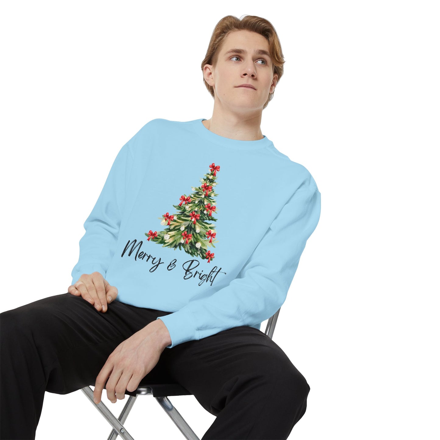Merry & Bright - Comfort Colors Sweatshirt