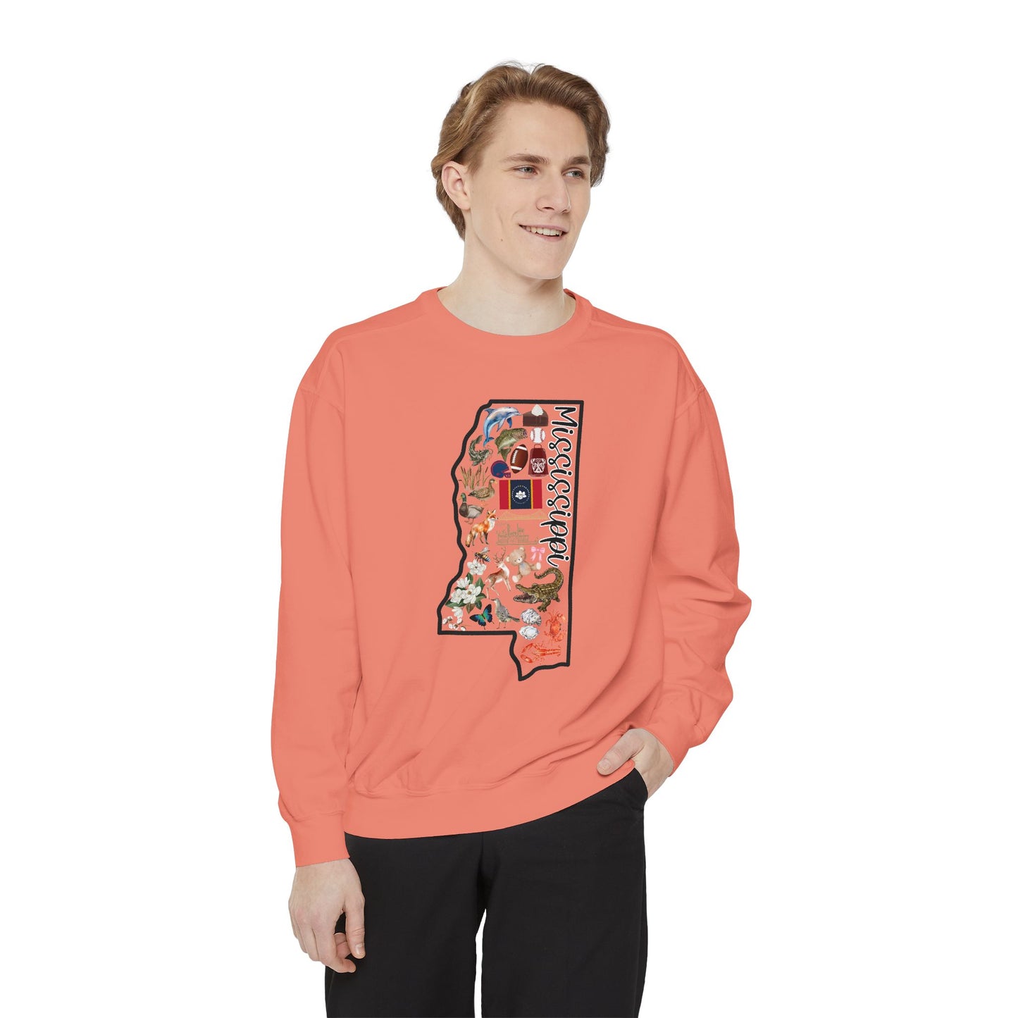 Beautiful State of Mississippi - Comfort Colors Sweatshirt