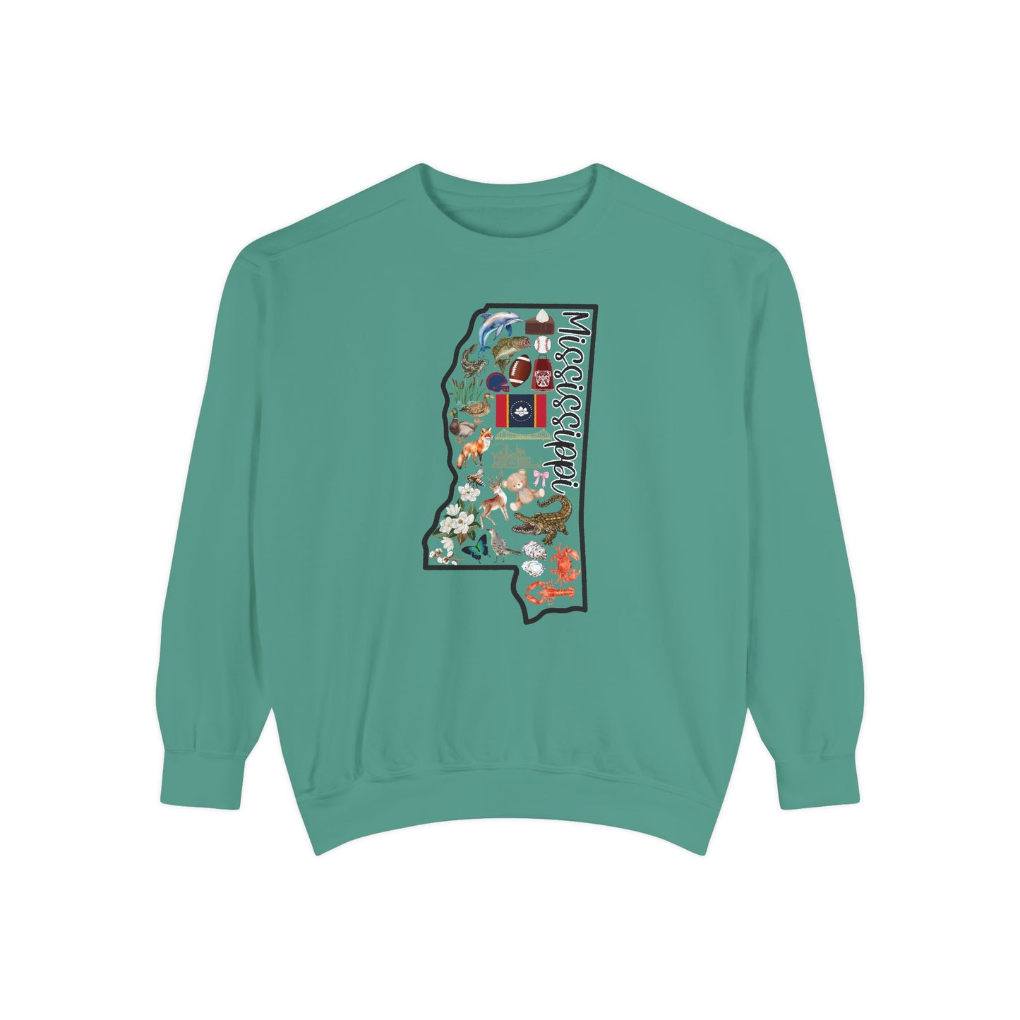 Beautiful State of Mississippi - Comfort Colors Sweatshirt