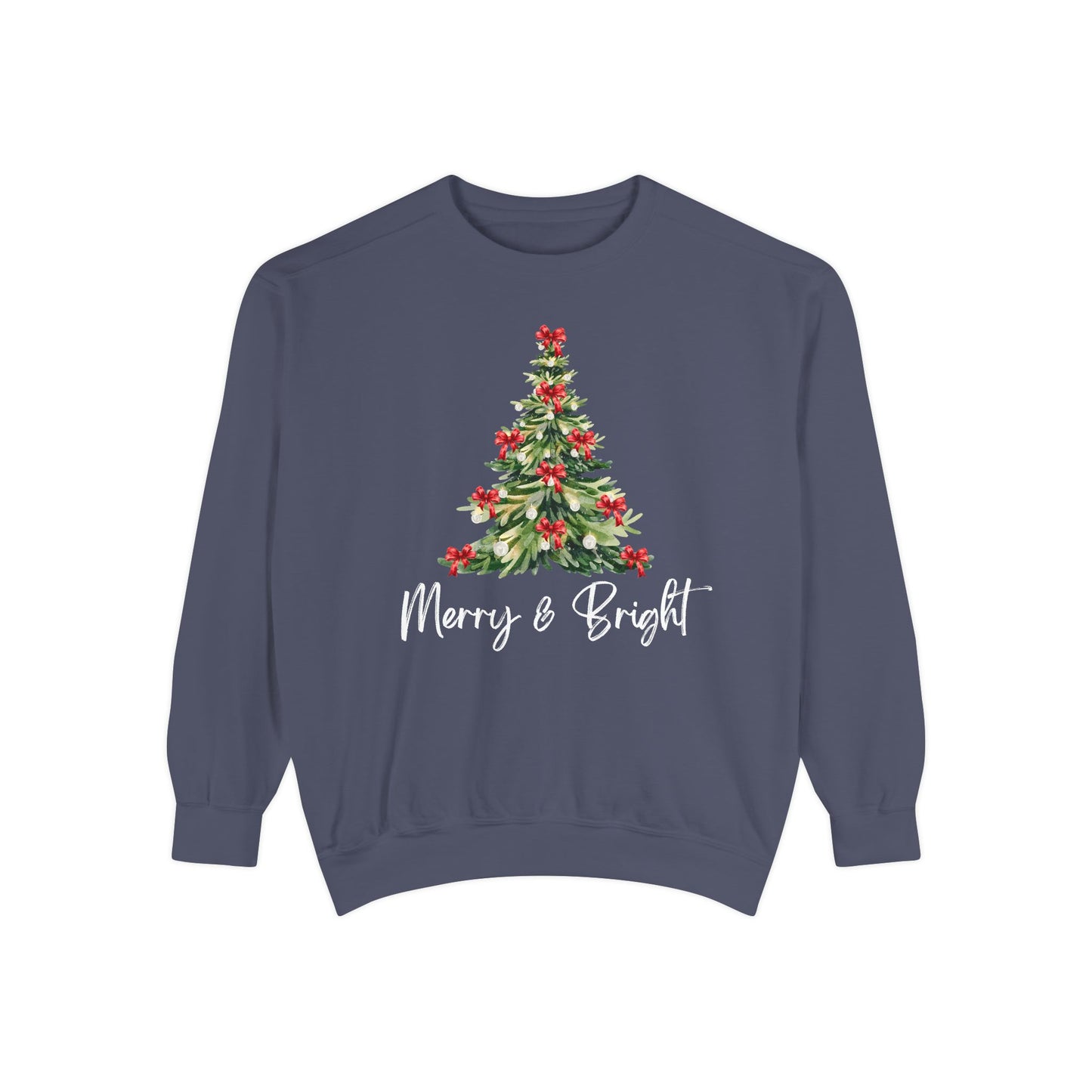 Merry & Bright - Comfort Colors Sweatshirt