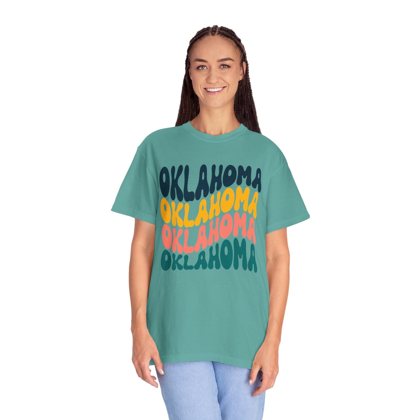 Retro Oklahoma - Comfort Colors Shirt