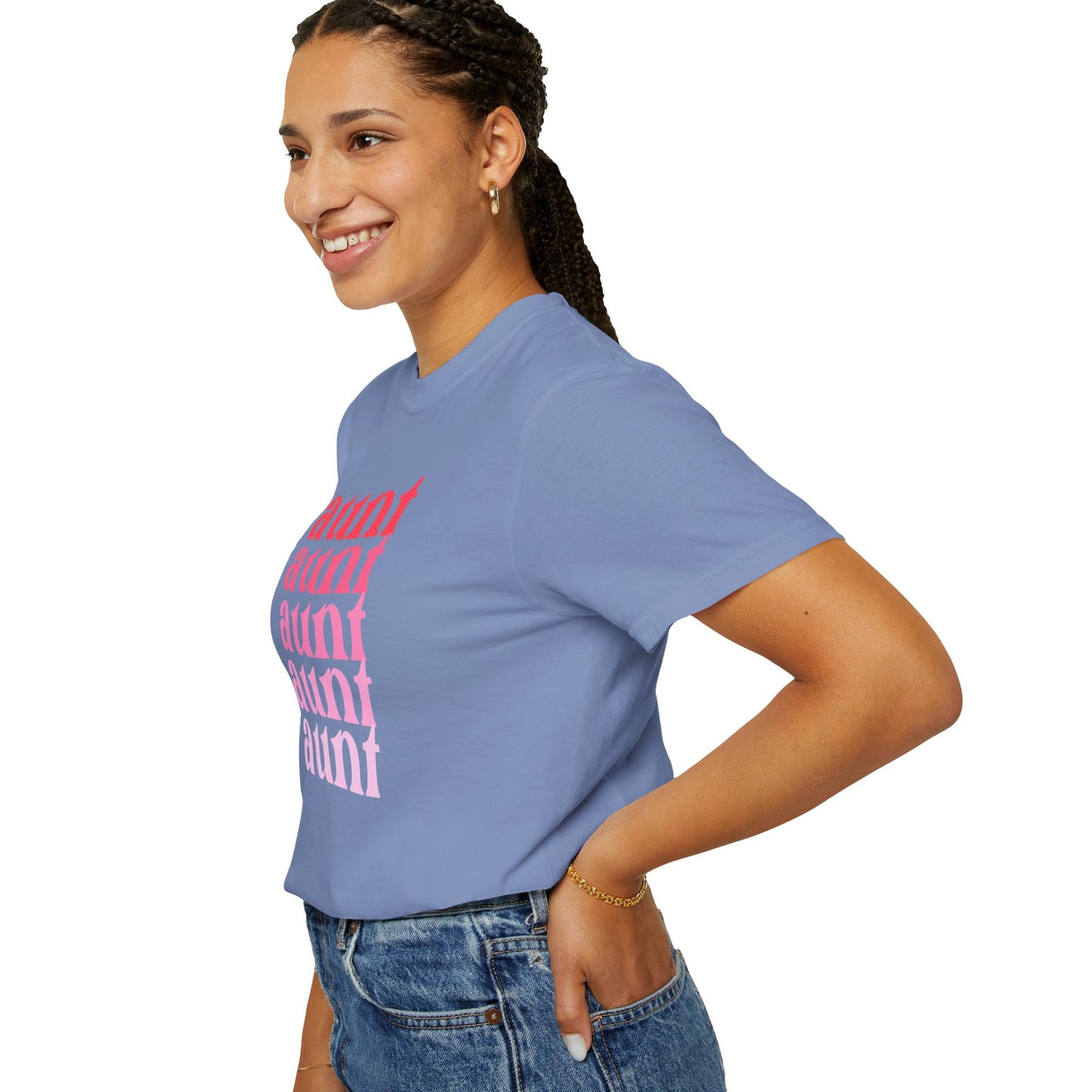 Aunt (Pink) - Comfort Colors Shirt