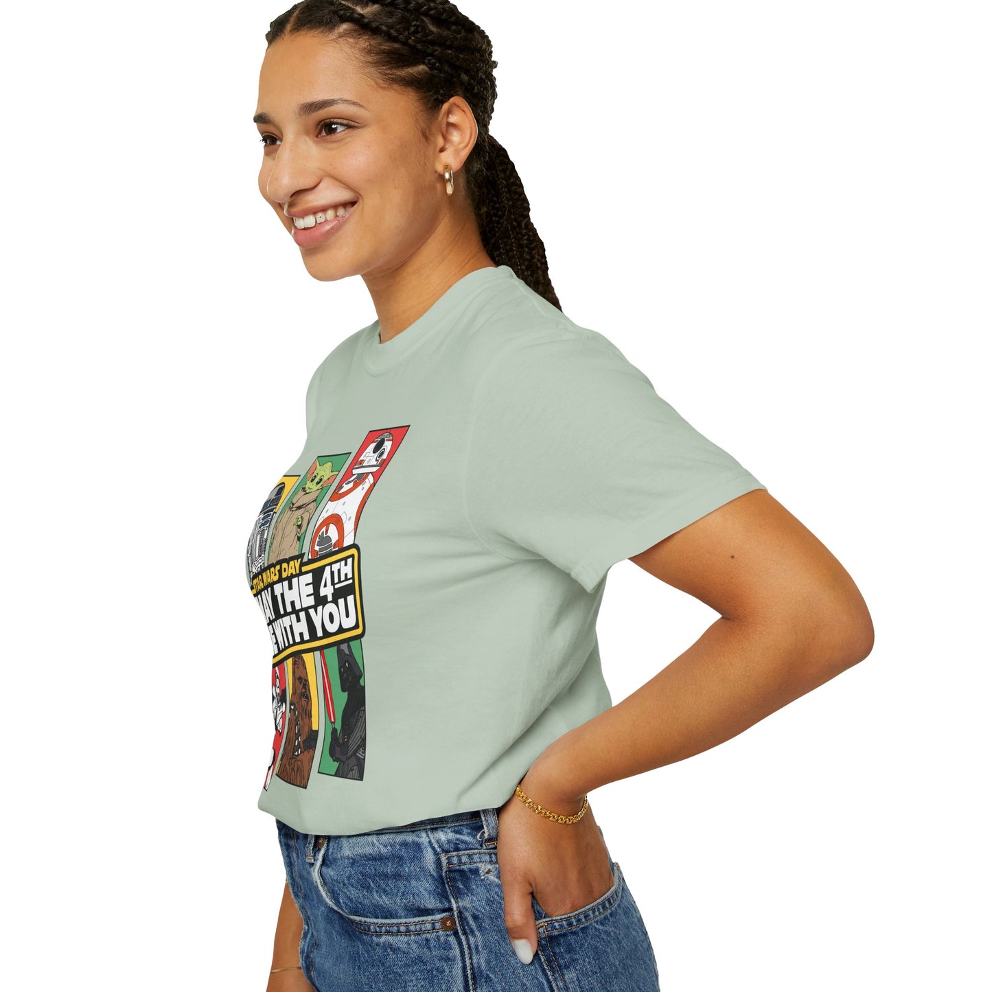 Star Wars Day Pop Art Collage - Comfort Colors Shirt