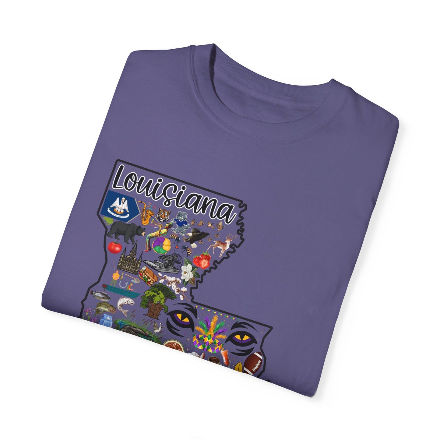 Beautiful State of Louisiana - Comfort Colors Shirt